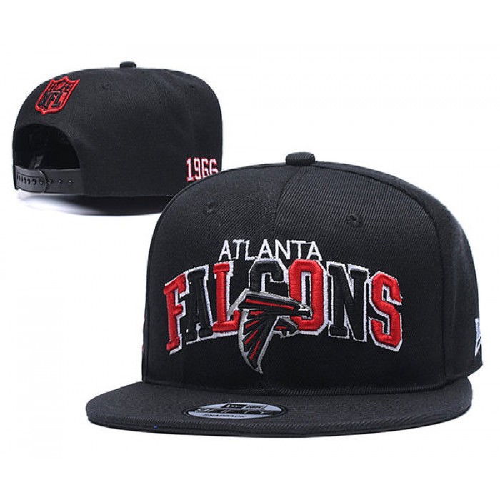 Falcons Team Logo Black 1966 Anniversary Adjustable Hat YD