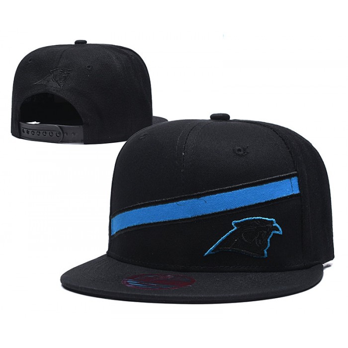 Panthers Team Logo Black Adjustable Hat LT
