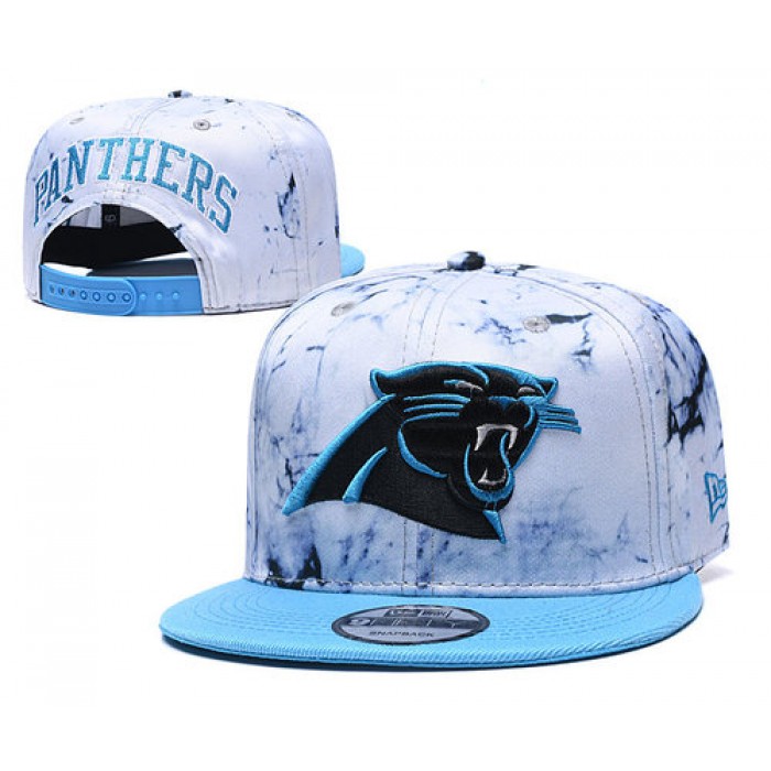 Panthers Team Logo Smoke Blue Adjustable Hat TX