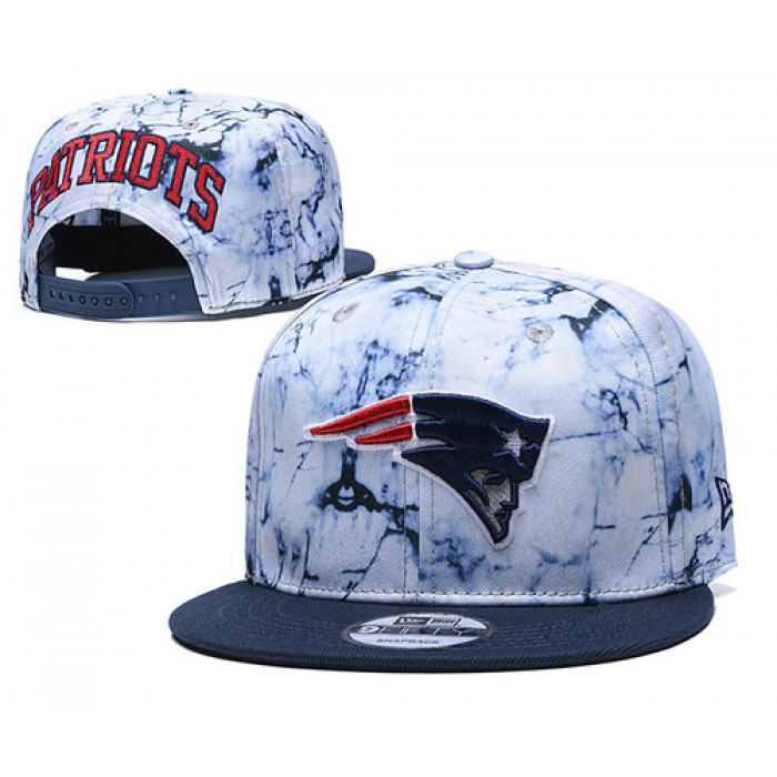 Patriots Team Logo Smoke Navy Adjustable Hat TX
