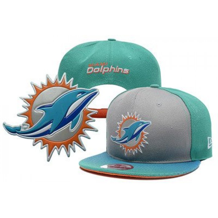 Miami Dolphins Adjustable Snapback Hat YD160627144