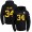 Nike Steelers #34 DeAngelo Williams Black Gold No. Name & Number Pullover NFL Hoodie