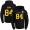 Nike Steelers #84 Antonio Brown Black Gold No. Name & Number Pullover NFL Hoodie