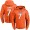 Nike Broncos #7 John Elway Orange Name & Number Pullover NFL Hoodie