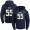 Nike Chargers #55 Junior Seau Navy Blue Name & Number Pullover NFL Hoodie