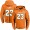 Nike Dolphins #23 Jay Ajayi Orange Name & Number Pullover NFL Hoodie