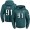 Nike Eagles #91 Fletcher Cox Midnight Green Name & Number Pullover NFL Hoodie
