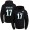 Nike Eagles #17 Nelson Agholor Black Name & Number Pullover NFL Hoodie