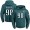 Nike Eagles #98 Connor Barwin Midnight Green Name & Number Pullover NFL Hoodie