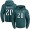 Nike Eagles #20 Brian Dawkins Midnight Green Name & Number Pullover NFL Hoodie