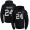 Nike Raiders #24 Charles Woodson Black Name & Number Pullover NFL Hoodie