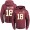 Nike Redskins #18 Josh Doctson Burgundy Red Name & Number Pullover NFL Hoodie