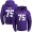 Nike Vikings #75 Matt Kalil Purple Name & Number Pullover NFL Hoodie