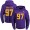 Nike Vikings #97 Everson Griffen Purple Gold No. Name & Number Pullover NFL Hoodie