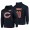 Chicago Bears #10 Mitchell Trubisky Nike NFL 100 Primary Logo Circuit Name & Number Pullover Hoodie Navy