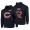 Chicago Bears #52 Khalil Mack Nike NFL 100 Primary Logo Circuit Name & Number Pullover Hoodie Navy