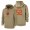 Chicago Bears #52 Khalil Mack Nike Tan 2019 Salute To Service Name & Number Sideline Therma Pullover Hoodie