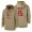Houston Texans #15 Will Fuller V Nike Tan 2019 Salute To Service Name & Number Sideline Therma Pullover Hoodie
