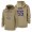 Minnesota Vikings #55 Anthony Barr Nike Tan 2019 Salute To Service Name & Number Sideline Therma Pullover Hoodie