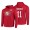San Francisco 49ers #11 Marquise Goodwin Nike NFL 100 Primary Logo Circuit Name & Number Pullover Hoodie Scarlet