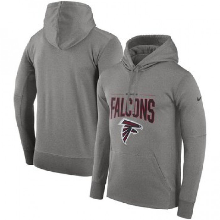 Atlanta Falcons Nike Sideline Property of Performance Pullover Hoodie Gray Cheap