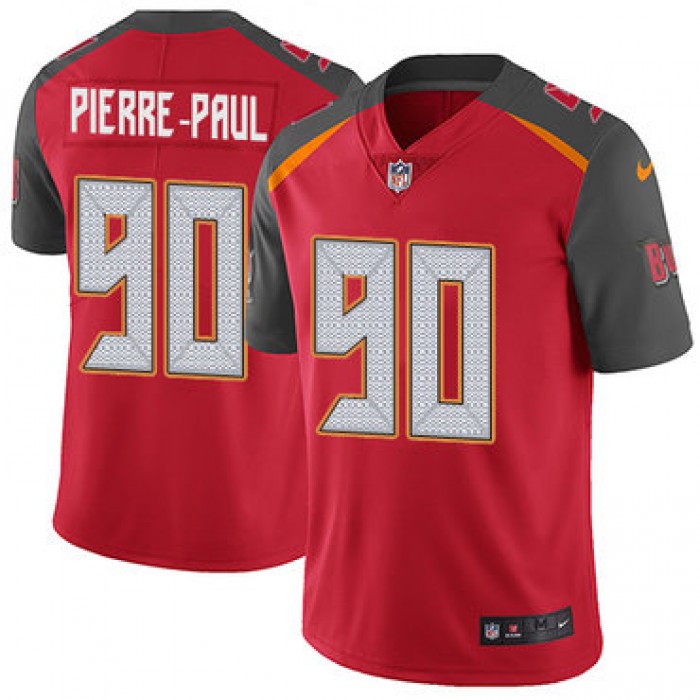 Nike Tampa Bay Buccaneers #90 Jason Pierre-Paul Red Team Color Men's Stitched NFL Vapor Untouchable Limited Jersey