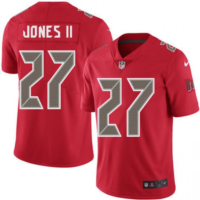 Nike Buccaneers #27 Ronald Jones II Red Youth Stitched NFL Limited Rush Jersey