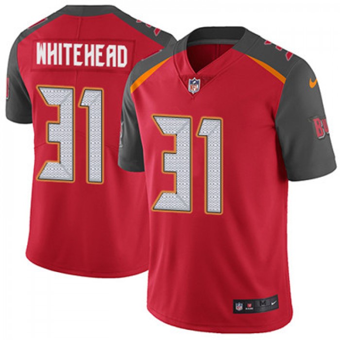 Nike Tampa Bay Buccaneers #31 Jordan Whitehead Red Team Color Men's Stitched NFL Vapor Untouchable Limited Jersey