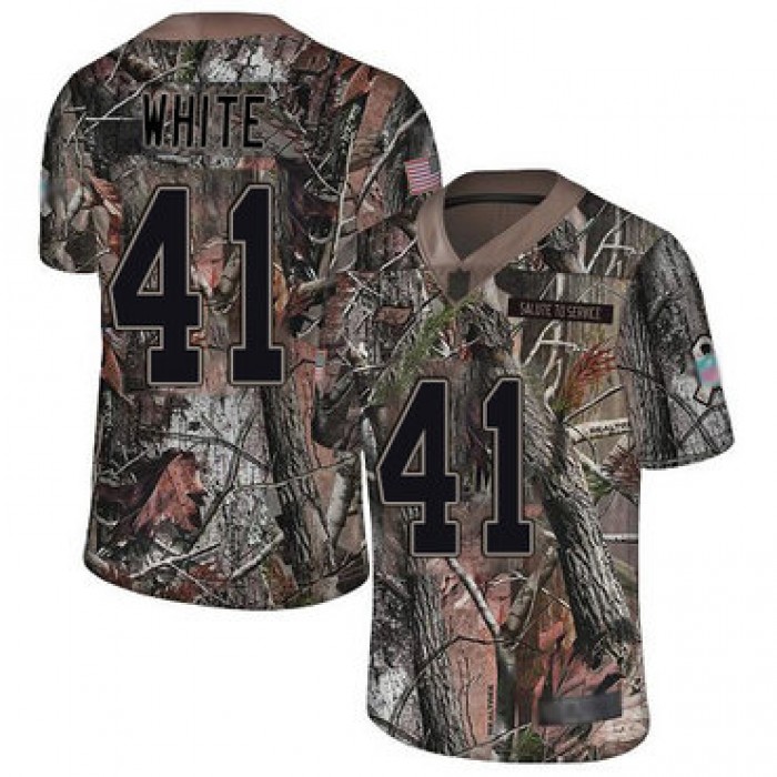 Buccaneers #41 Devin White Camo Youth Stitched Football Limited Rush Realtree Jersey