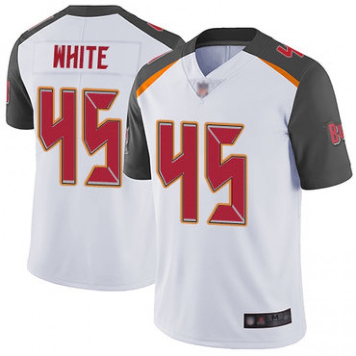 Buccaneers #45 Devin White White Youth Stitched Football Vapor Untouchable Limited Jersey