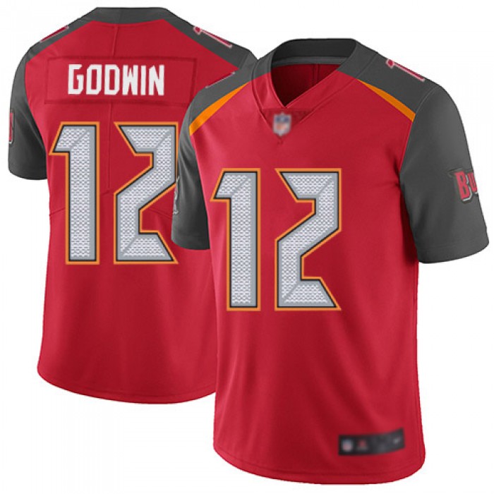 Nike Buccaneers #12 Chris Godwin Red Team Color Men's Stitched NFL Vapor Untouchable Limited Jersey