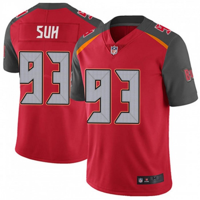 Nike Tampa Bay Buccaneers #93 Ndamukong Suh Men's Limited Team Color Vapor Untouchable Red Jersey