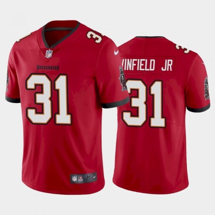 Men's Tampa Bay Buccaneers #31 Antoine Winfield Jr. 2020 NFL Draft Vapor Limited Red Jersey
