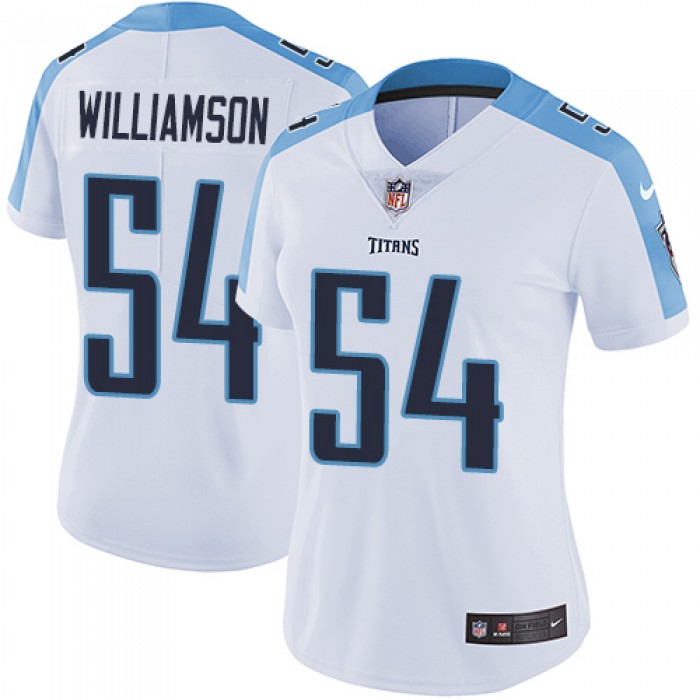 Women's Nike Tennessee Titans #54 Avery Williamson White Stitched NFL Vapor Untouchable Limited Jersey