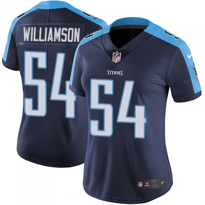 Women's Nike Tennessee Titans #54 Avery Williamson Navy Blue Alternate Stitched NFL Vapor Untouchable Limited Jersey