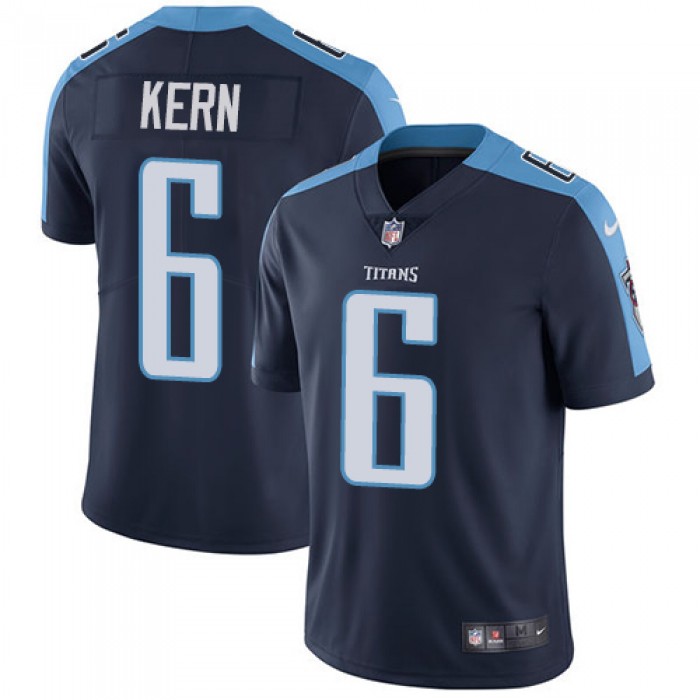Nike Titans #6 Brett Kern Navy Blue Alternate Men's Stitched NFL Vapor Untouchable Limited Jersey