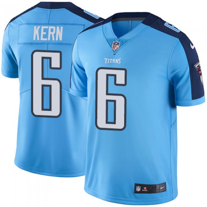 Nike Titans #6 Brett Kern Light Blue Team Color Men's Stitched NFL Vapor Untouchable Limited Jersey