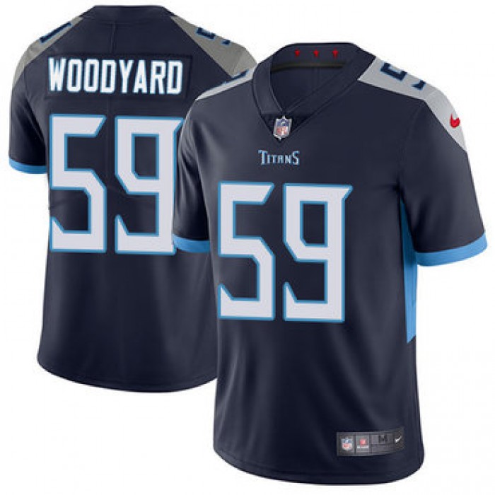Nike Tennessee Titans #59 Wesley Woodyard Navy Blue Alternate Men's Stitched NFL Vapor Untouchable Limited Jersey