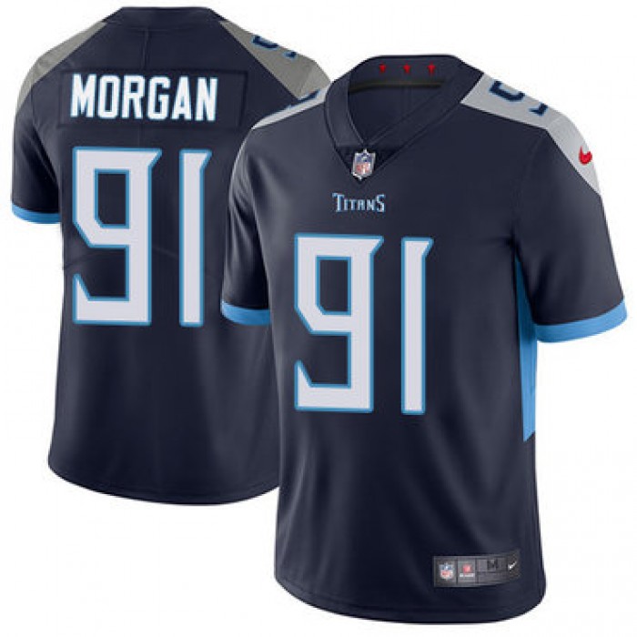 Nike Tennessee Titans #91 Derrick Morgan Navy Blue Alternate Men's Stitched NFL Vapor Untouchable Limited Jersey