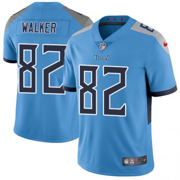 Nike Tennessee Titans #82 Delanie Walker Light Blue Team Color Men's Stitched NFL Vapor Untouchable Limited Jersey