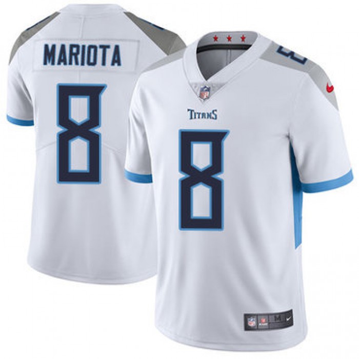 Nike Titans #8 Marcus Mariota White Youth Stitched NFL Vapor Untouchable Limited Jersey