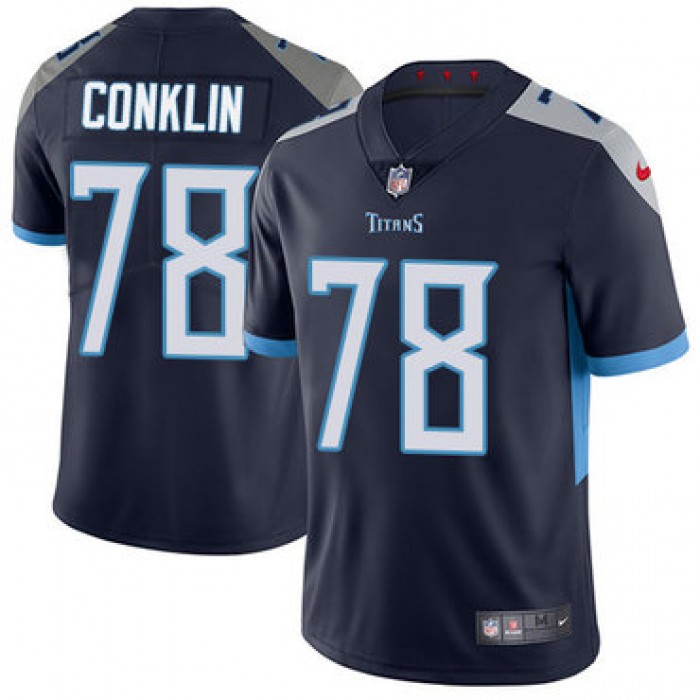 Nike Titans #78 Jack Conklin Navy Blue Alternate Youth Stitched NFL Vapor Untouchable Limited Jersey