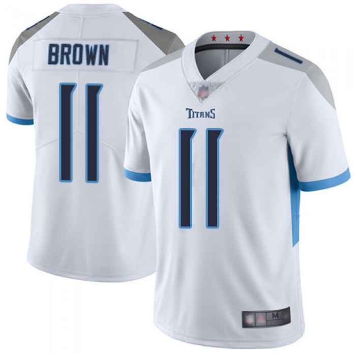 Titans #11 A.J. Brown White Youth Stitched Football Vapor Untouchable Limited Jersey