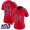 Titans #84 Corey Davis Red Women's Stitched Football Limited Inverted Legend 100th Season Jersey