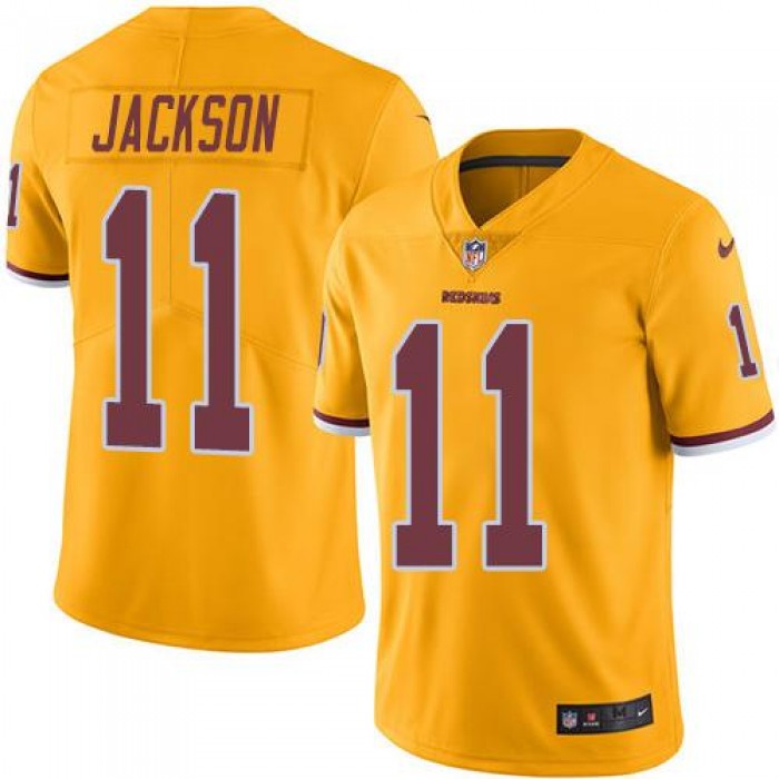 Nike Redskins #11 DeSean Jackson Gold Men's Stitched NFL Limited Rush Jersey