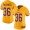 Women's Washington Redskins #36 D.J. Swearinger Gold 2016 Color Rush Stitched NFL Nike Limited Jersey