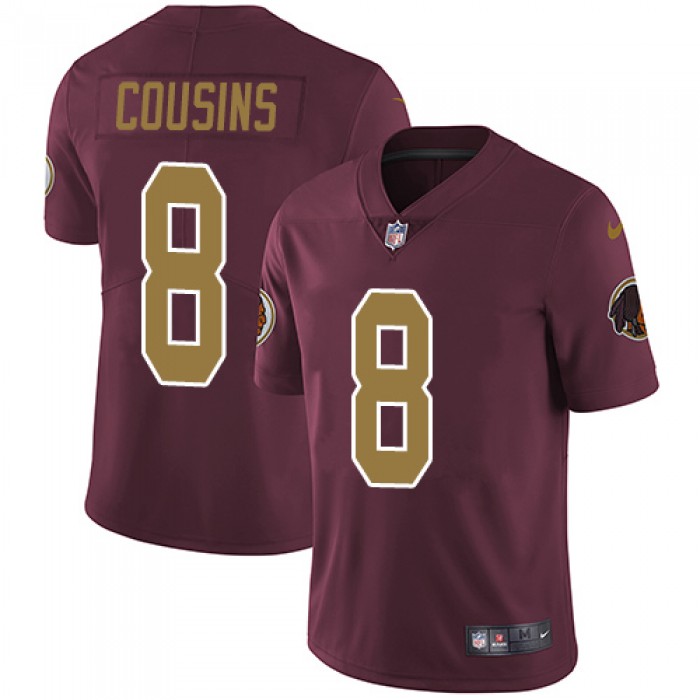 Nike Washington Redskins #8 Kirk Cousins Burgundy Red Alternate Men's Stitched NFL Vapor Untouchable Limited Jersey