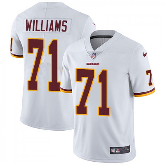 Nike Washington Redskins #71 Trent Williams White Men's Stitched NFL Vapor Untouchable Limited Jersey