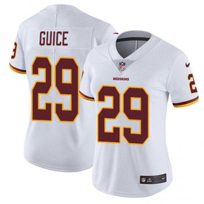 Nike Redskins #29 Derrius Guice White Women's Stitched NFL Vapor Untouchable Limited Jersey