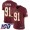 Nike Redskins #91 Ryan Kerrigan Burgundy Red Team Color Men's Stitched NFL 100th Season Vapor Limited Jersey